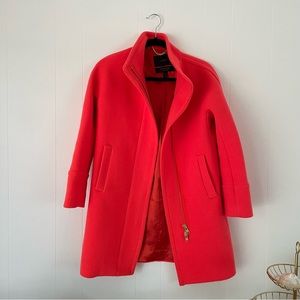 J.Crew stadium wool cocoon coat in 0 petite